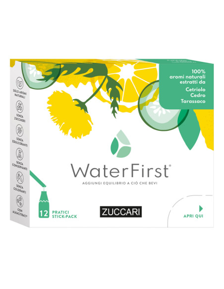 Water First Cetriolo-cedro-tarassaco 12 Stick Pack