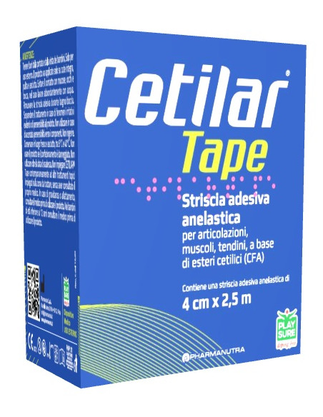 Striscia Adesiva Anelastica Cetilar Tape Cm 4 X 2,5 M