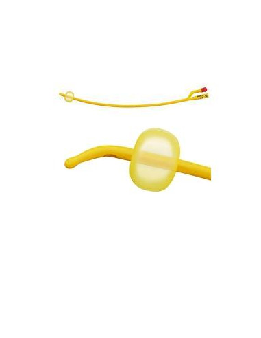 Catetere Foley A Media Permanenza Rusch Gold Plus A 2 Vie In Silkolatex Lattice-silicone Per Adulto Ch16 Lunghezza 40 Cm Punta C
