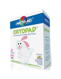 Cerotto Oculare Per Ortottica Ortopad Bianco Junior 20 Pezzi