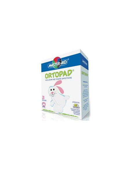 Cerotto Oculare Per Ortottica Ortopad Bianco Junior 20 Pezzi