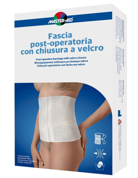Fascia Post Operatoria Master-aid Chiusura A Velcro Millerighe 105-115cm