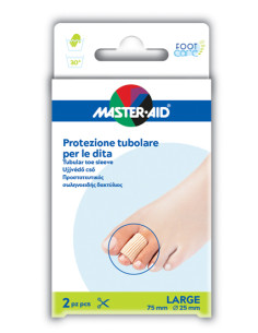 Protezione Tubolare In Gel Master-aid Footcare Elasticizzatolarge 7,5 Cm 20 Mm 2 Pezzi C5