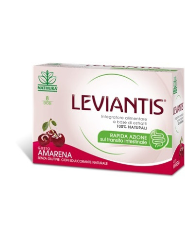 Leviantis Senza Glutine Gusto Amarena 8 Dosi / 16 Buste