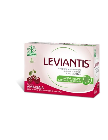 Leviantis Senza Glutine Gusto Amarena 8 Dosi / 16 Buste