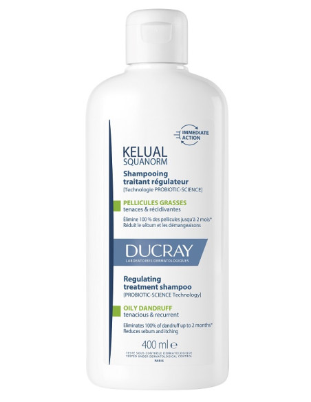 Kelual Squanorm Shampoo Trattante Regolatore Forfora Grassa400 Ml