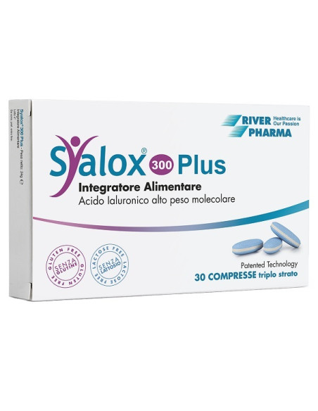 Syalox 300 Plus 30 Compresse Triplo Strato Senza Glutine Senza Lattosio