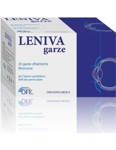 Leniva Garze Oftalmiche 20 Pezzi