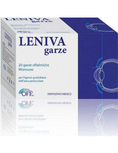Leniva Garze Oftalmiche 20 Pezzi