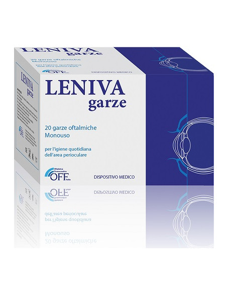 Leniva Garze Oftalmiche 20 Pezzi