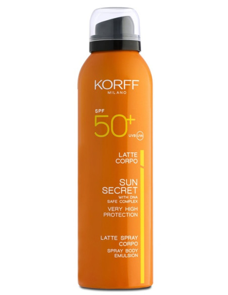 Korff Sun Secret Latte Spray Corpo Spf50+ 200 Ml