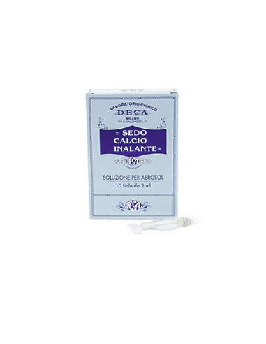 Sedo Calcio Inalante Soluzione Aerosol 10 Fiale 2 Ml