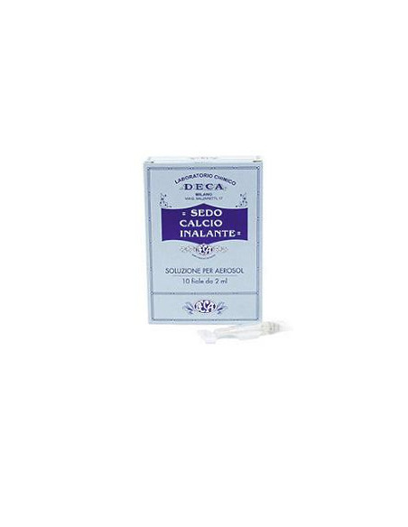 Sedo Calcio Inalante Soluzione Aerosol 10 Fiale 2 Ml