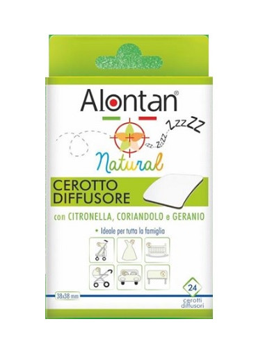 Alontan Natural Cerotto Antizanzara Adesivo 21 Pezzi