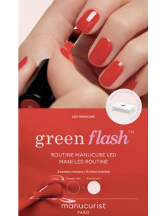 Manucurist Green Flash Retail Kit 36w Hortencia & Poppy Red