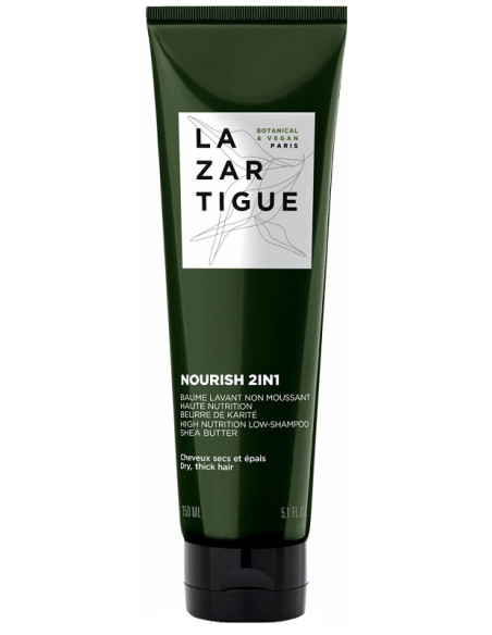 Lazartigue Nourish 2 In 1 Balsamo Lavante Alta Nutrizione Beurre De Karite' 150 Ml