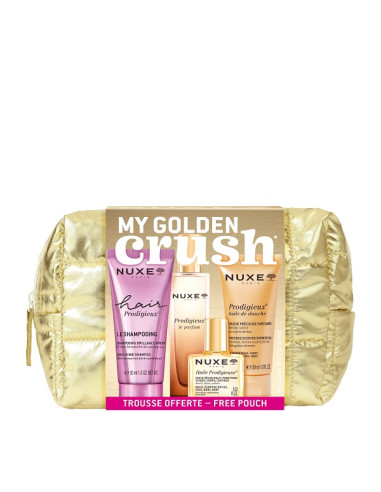 Nuxe Trousse Prodigieux 2026 1 Wash Hair Prodigieuse 30 Ml +1 Huile Prodigieuse 10 Ml + 1 Prodigeux Le Parfum 15 Ml + 1shower Ge