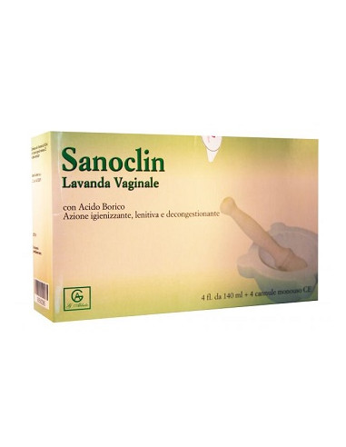 Sanoclin Lavanda Vaginale 4 Flaconi 140 Ml