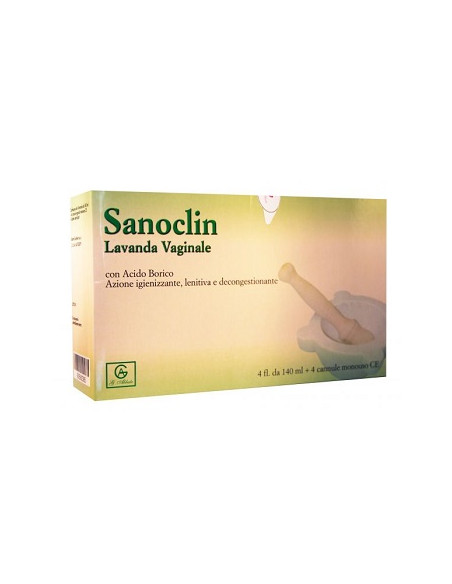 Sanoclin Lavanda Vaginale 4 Flaconi 140 Ml