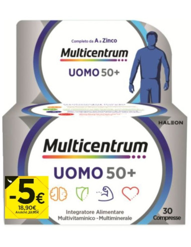 Multicentrum Uomo 50+ 30 Compresse Promo 2026