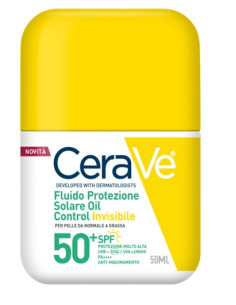 Cerave Fluido Protezione Solare Oil Control Invisibile Spf50+ 50 Ml