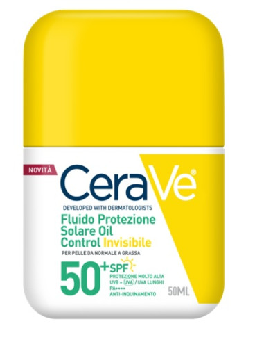 Cerave Fluido Protezione Solare Oil Control Invisibile Spf50+ 50 Ml