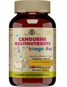 Cangurini Multinutrients Frutti Tropicali 60 Tavolette