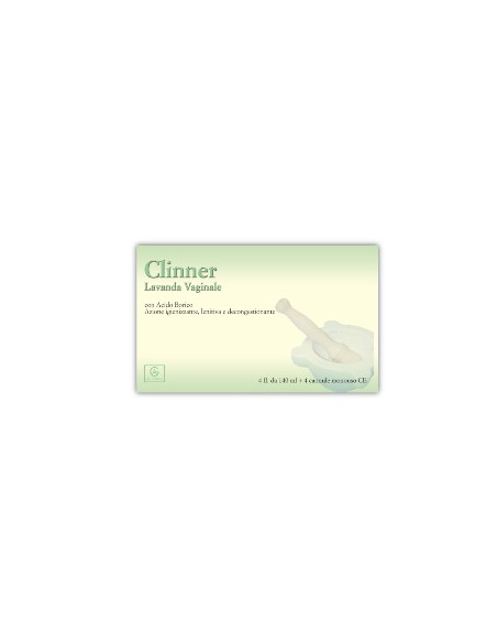 Clinner Lavanda Vaginale 4 Flaconi 140 Ml + 4 Cannule Vaginali Monouso In Blister