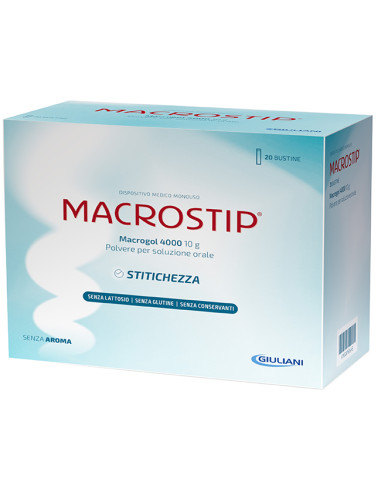 Macrostip 20 Bustine 10 G Senza Glutine Senza Lattosio