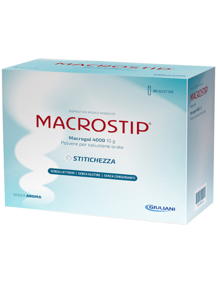 Macrostip 20 Bustine 10 G Senza Glutine Senza Lattosio