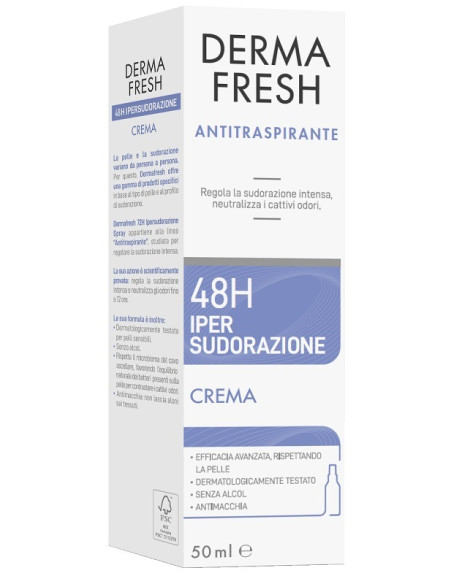 Dermafresh 48h Ipersudorazionecrema 50 Ml
