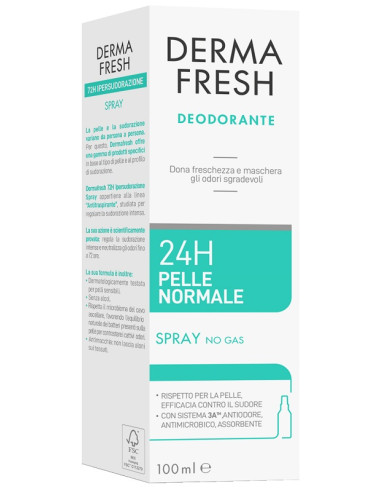 Dermafresh 24h Pelle Normale Spray 100 Ml