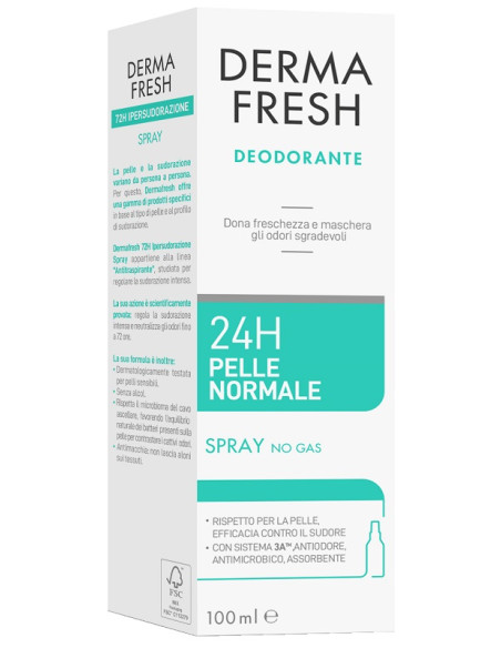 Dermafresh 24h Pelle Normale Spray 100 Ml