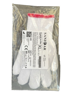 Guanto In Cotone Sanicar Bianco Extralarge 9 1 Paio
