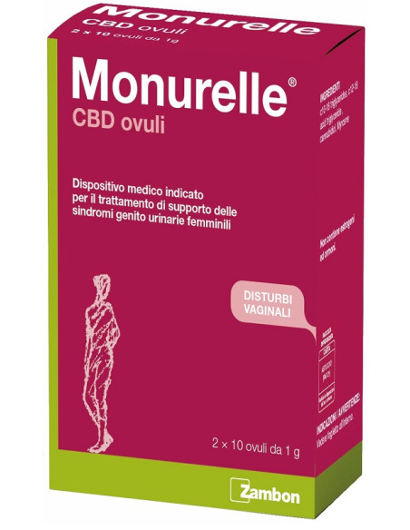 Monurelle Cbd 10 Ovuli 1 G