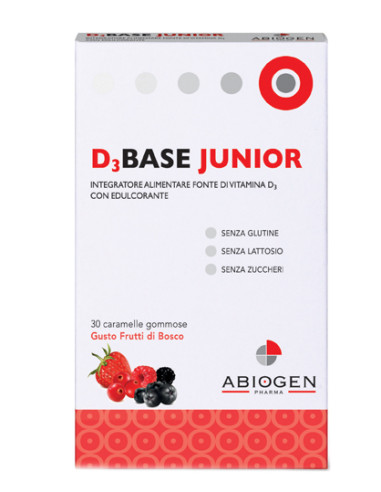 D3base Junior 30 Caramelle Gommose Frutti Di Bosco