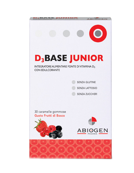 D3base Junior 30 Caramelle Gommose Frutti Di Bosco