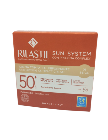 Rilastil Sun System - Compatto Beige 01 SPF 50+ da 10g