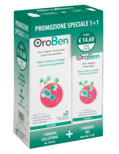 Oroben Collutorio + Gel Confezione Speciale 1+1