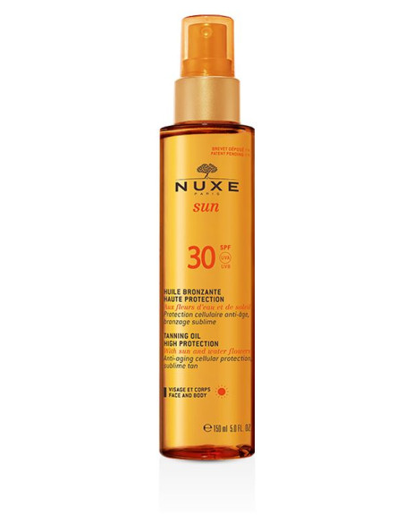 Nuxe Sun Olio Solare Viso E Corpo Spf30 150 Ml