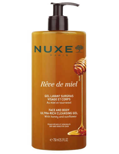 Nuxe Reve De Miel Gel Doccia Ultra Ricco 750 Ml
