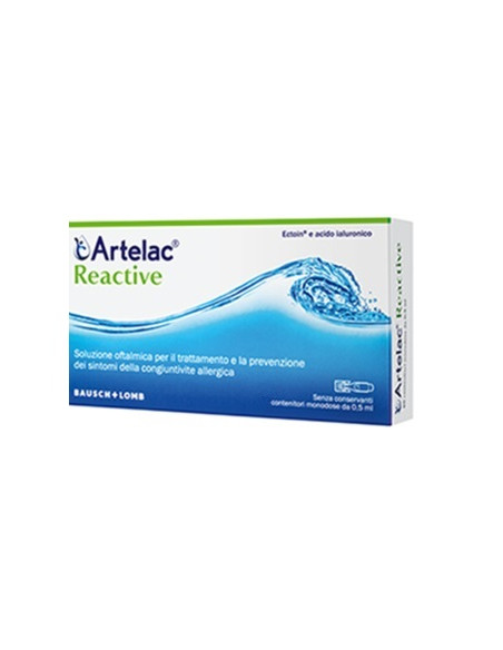 Artelac Reactive Soluzione Oftalmica Monodose 10 Unita' Da 0,5 Ml