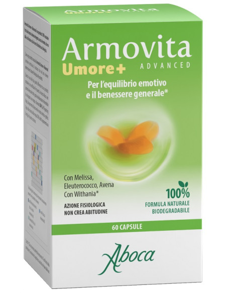Armovita Umore+ 60 Capsule 466 Mg Senza Glutine Senza Lattosio