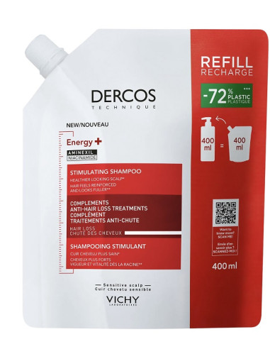 Dercos Technique Shampoo Energizzante Refill 400 Ml