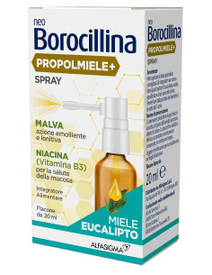 Neoborocillina Propolmiele+ Spray Miele Eucalipto 20 Ml