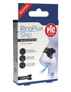 Pic Solution Rinoflux Black Edition Cerotto Nasale Standard10 Pezzi