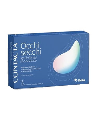 Contacta Occhi Secchi Gel Intenso Monodose 15 Contenitori Monodose Da 0,35 Ml