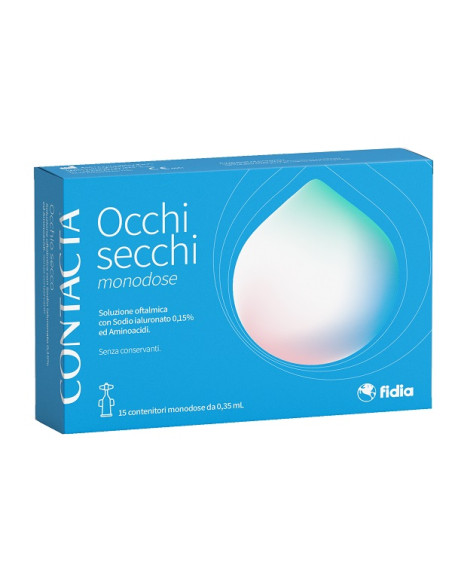 Contacta Occhi Secchi Monodose 15 Contenitori Monodose Da 0,35 Ml