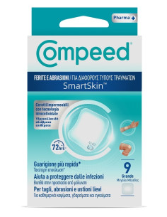 Compeed Cerotti Ferite E Abrasioni Grande 10 Pezzi