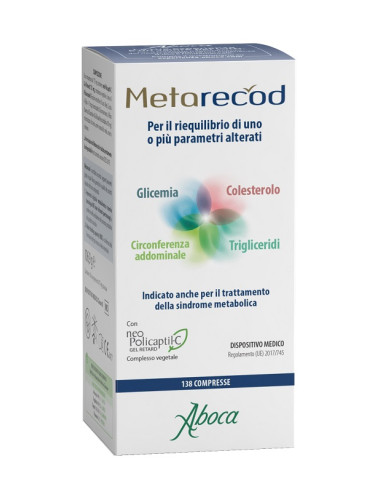Metarecod 138 Compresse Da 775 Mg Senza Glutine Senza Lattosio